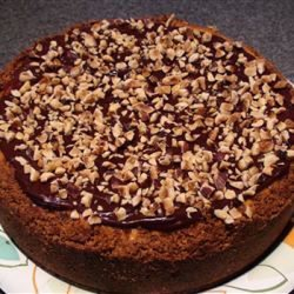 Hazelnut and Chipped Chocolate Cheesecake