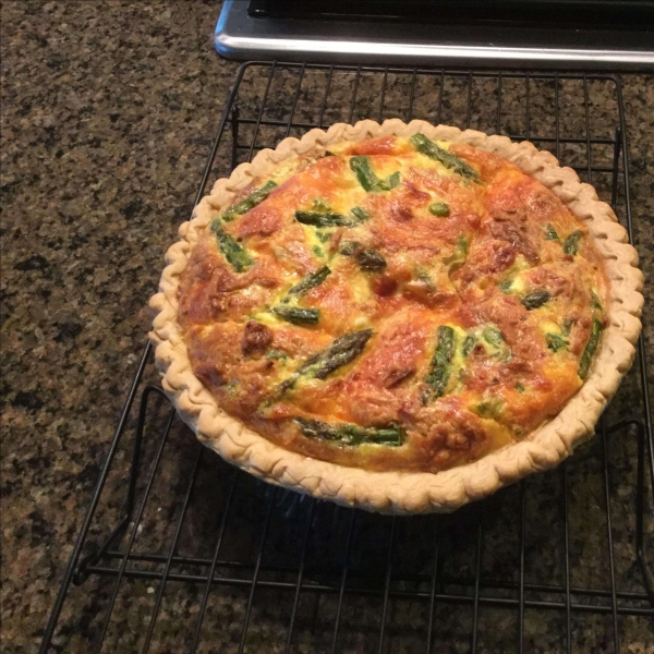 Asparagus and Swiss Cheese Quiche