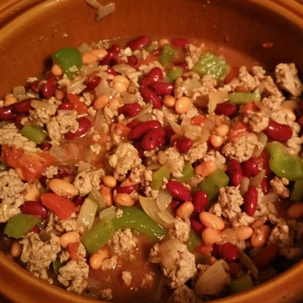 Family Favorite Slow Cooker Turkey Chili