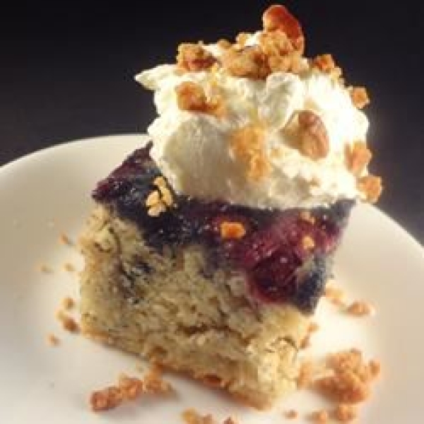 Blueberry Upside-Down Banana Nut Bread