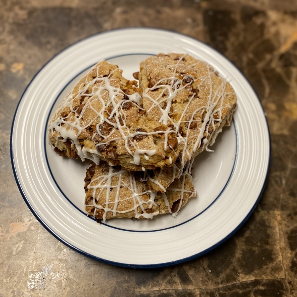 Hershey's® White Chocolate Cinnamon Scones