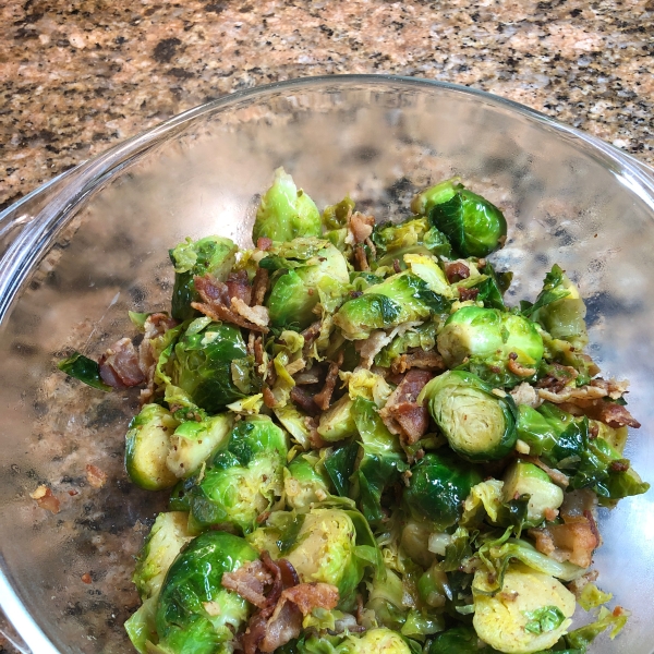 Bella's Brussels Sprouts with Bacon