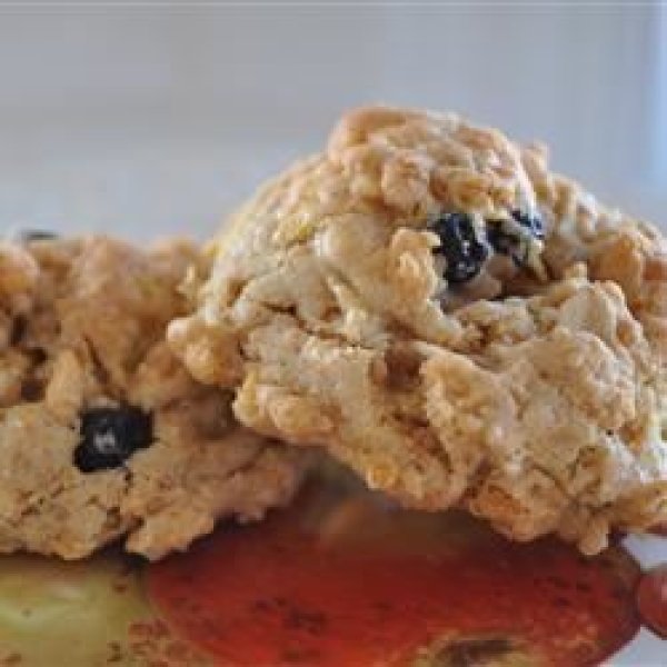 Blueberry-Lemon Cereal Cookies