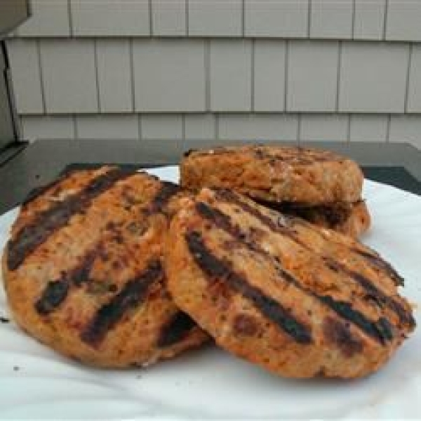 Buffalo Blue Cheese Chicken Burgers