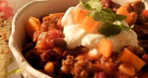 Granny Franny's Persimmon Curry Chili