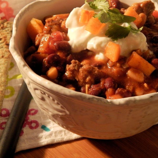 Granny Franny's Persimmon Curry Chili