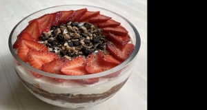 Chocolate Strawberry Crunch Icebox Cake