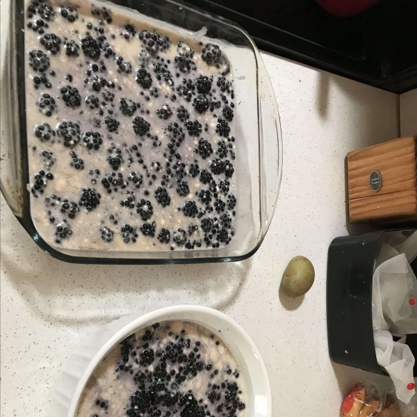 Baking Mix Blackberry Cobbler