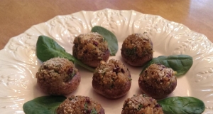 Quinoa-Stuffed Mushrooms