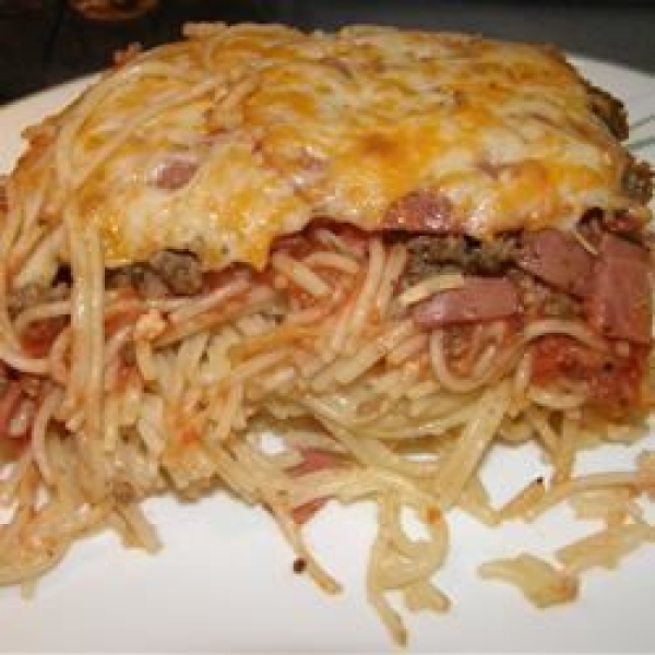 Spaghetti Pizza Lasagna