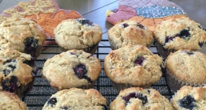 Health Nut Blueberry Muffins