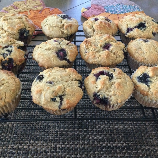 Health Nut Blueberry Muffins