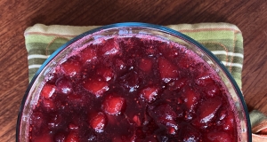 Pear Honey Cranberry Sauce