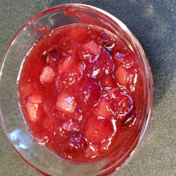 Pear Honey Cranberry Sauce