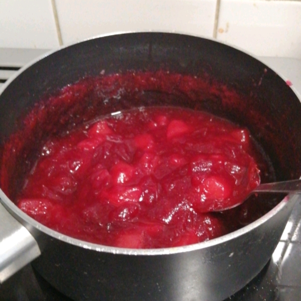 Pear Honey Cranberry Sauce