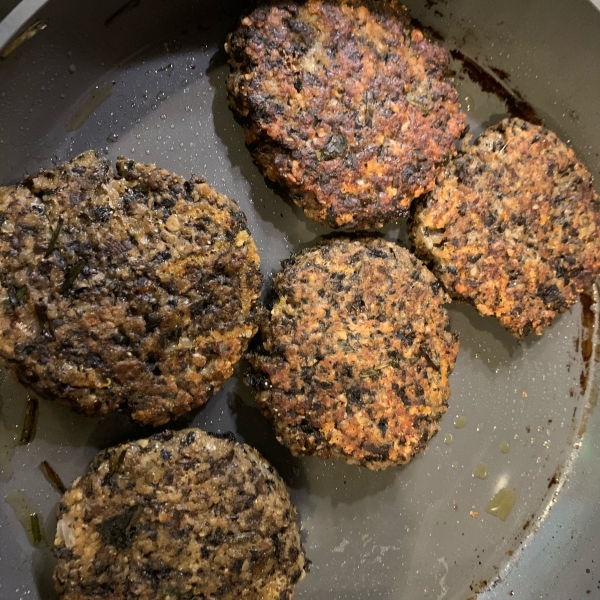 Mushroom Veggie Burger