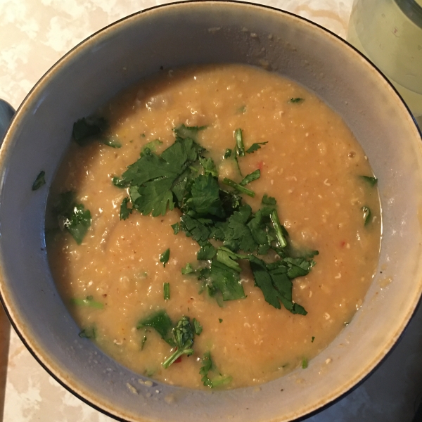 Lebanese-Style Red Lentil Soup