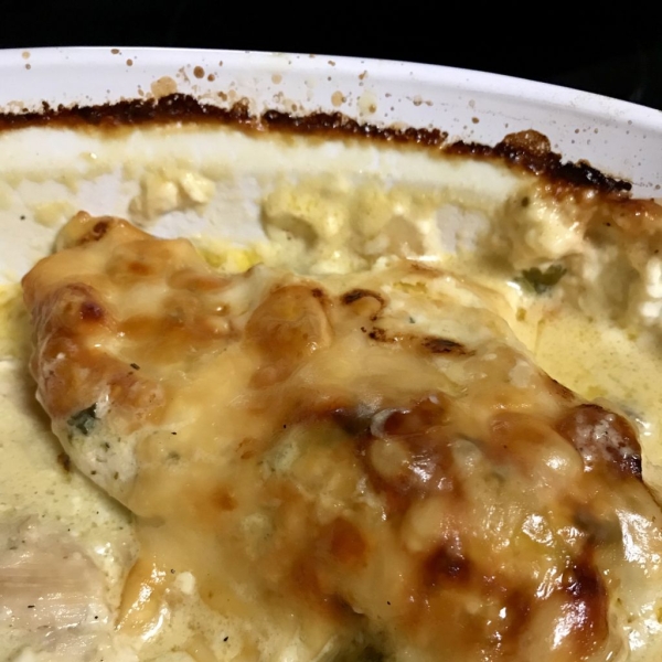 Creamy Baked Chicken and Mushrooms