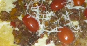 Sheet Pan Pizza with Hillshire Farm® Smoked Sausage & Burst Cherry Tomatoes