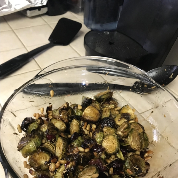 Roasted Brussels Sprouts with Balsamic Glaze