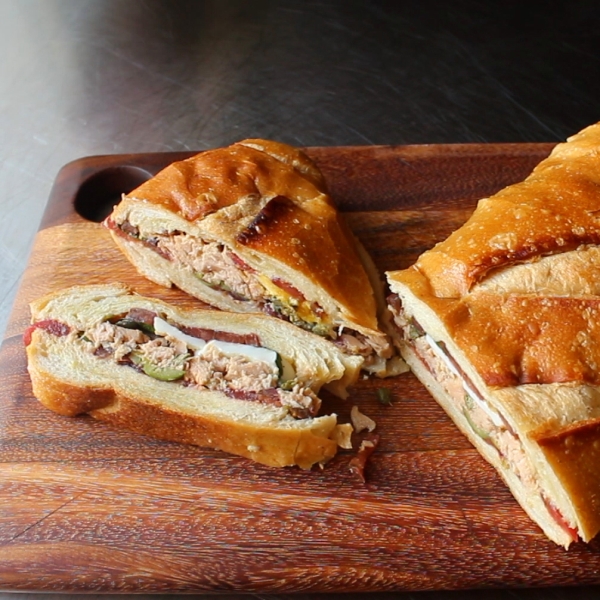 Pan Bagnat (Pressed French Tuna Sandwich)