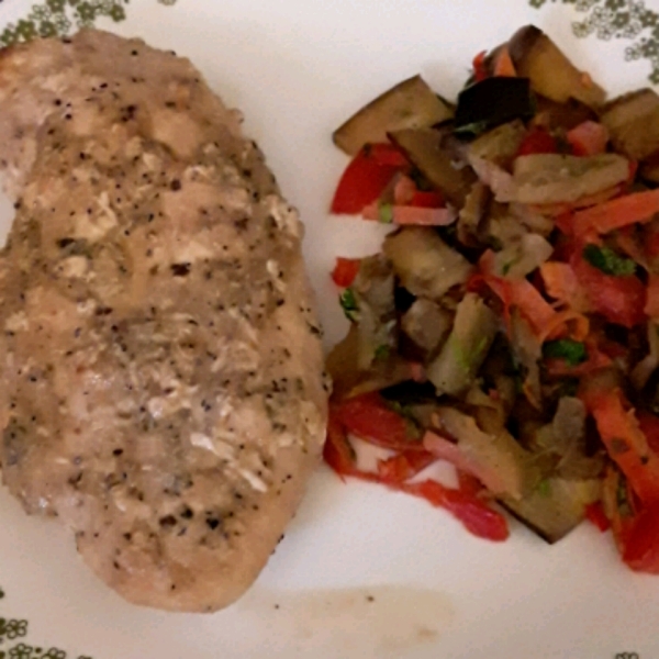 Baked Eggplant Salad