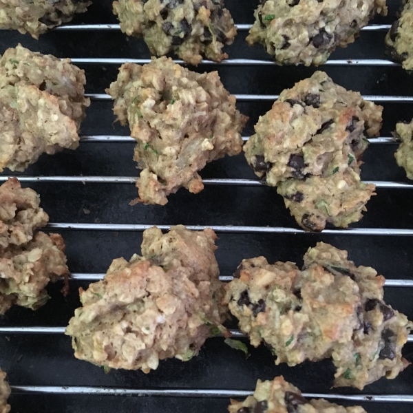 Peanut Butter Oatmeal Zucchini Cookies