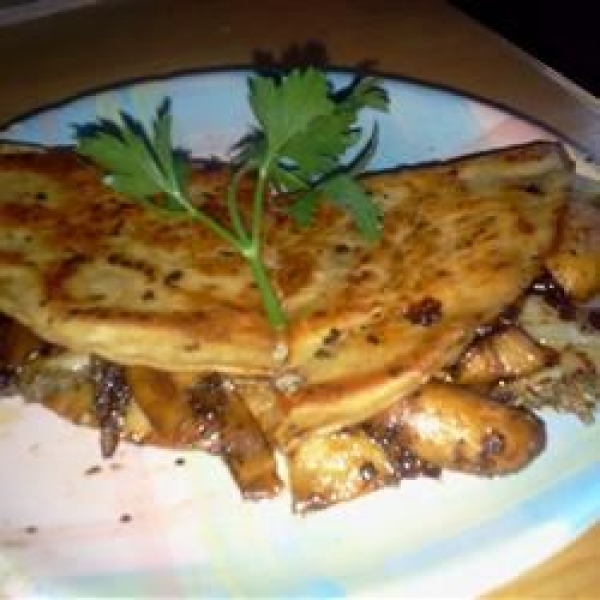 Mushroom and Goat Cheese Quesadillas