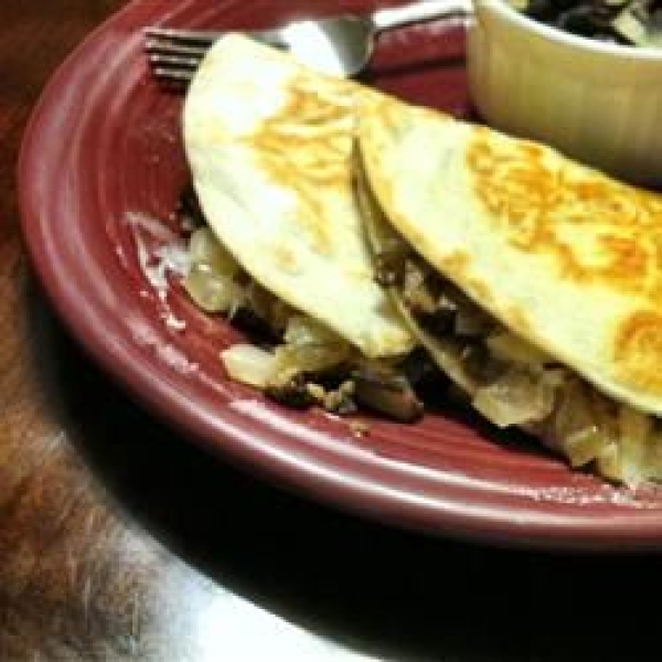 Mushroom and Goat Cheese Quesadillas