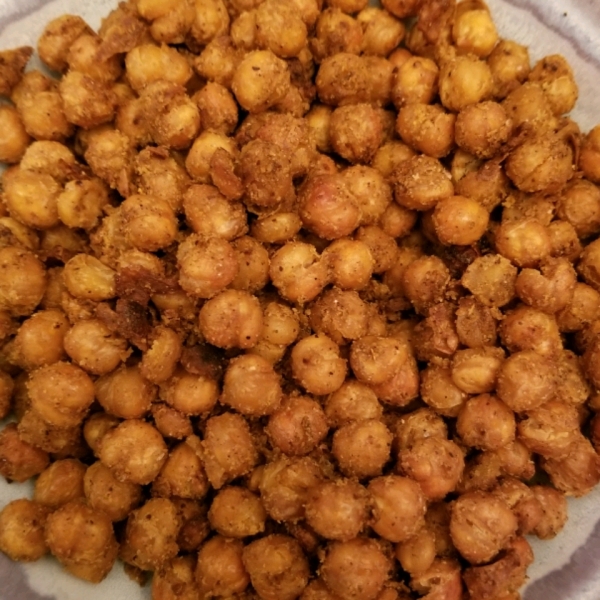 Nacho-Flavored Roasted Chickpeas