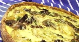 Artichoke, Mushroom and Parma Ham Tart