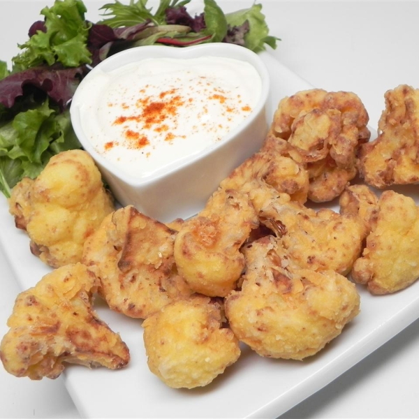 Deep-Fried Cauliflower and Lemon Sauce