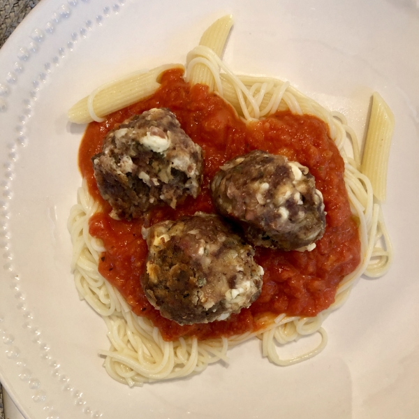 Blue Cheese and Beef Meatballs