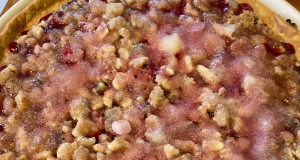 Cranberry Streusel Pie