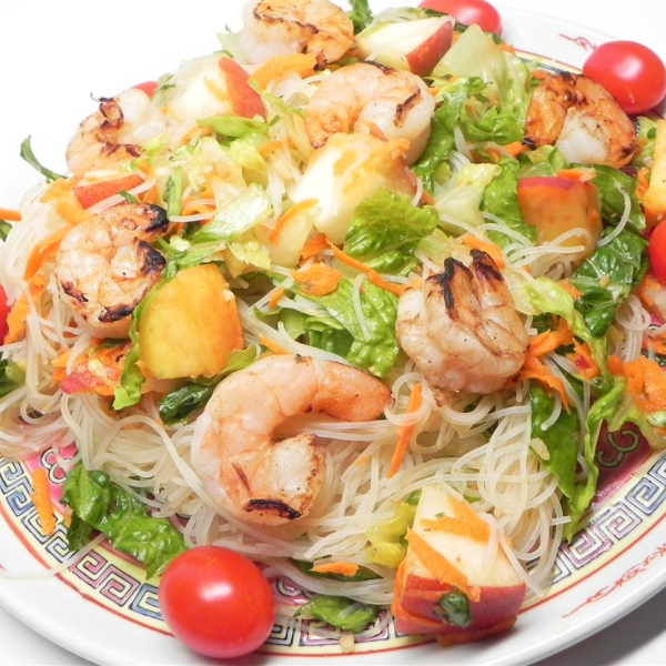 Grilled Shrimp and Rice Noodle Salad