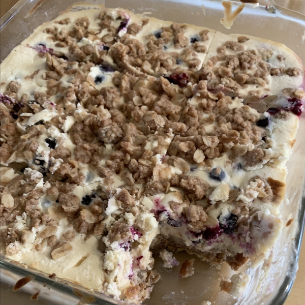 Blueberry Oat Dream Bars