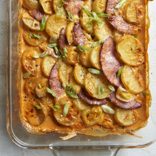 Red Curry Ham Gratin