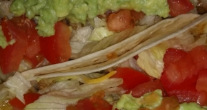 Shredded Pork Fajita Tacos