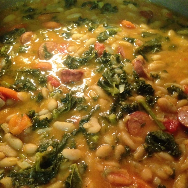 Cannellini Bean with Flat Leaf Kale