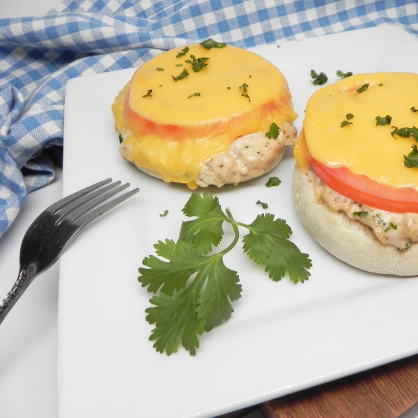 Tuna Melts on English Muffins