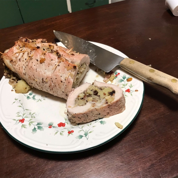 Quinoa Stuffed Pork Tenderloin