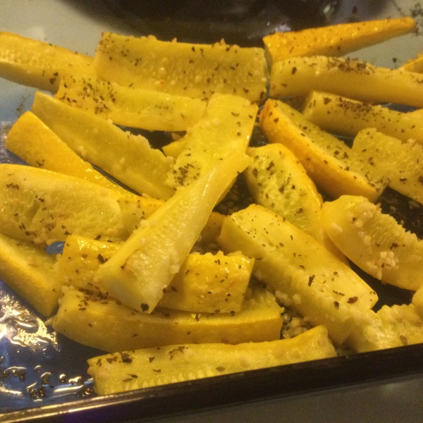 Garlic Roasted Summer Squash