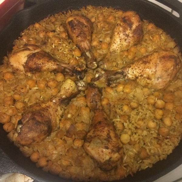 Chicken and Chickpea Rice Pilaf