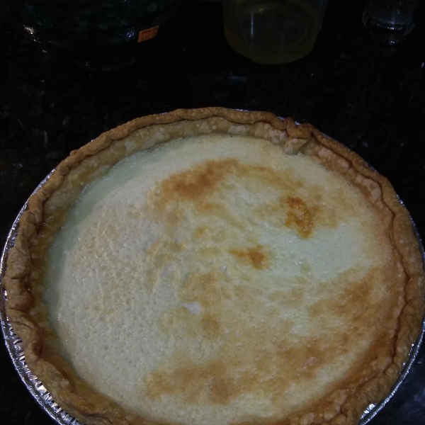 Amish Custard Cottage Cheese Pie