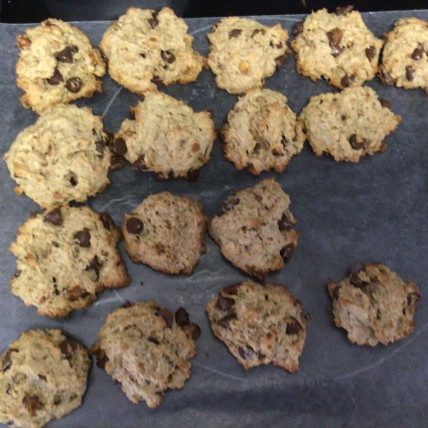 Chocolate Chip Banana Cookies