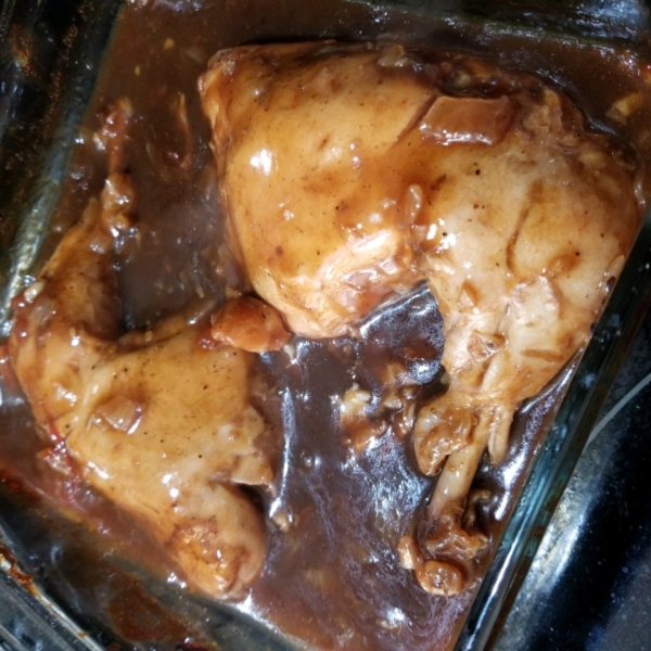 Onion Chicken in Balsamic Sauce