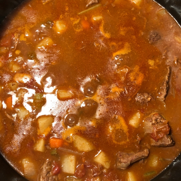 Braised Beef with Shallots and Mushrooms