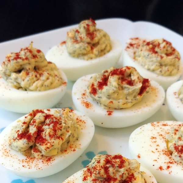 Deviled Eggs with Dill and Smoked Paprika