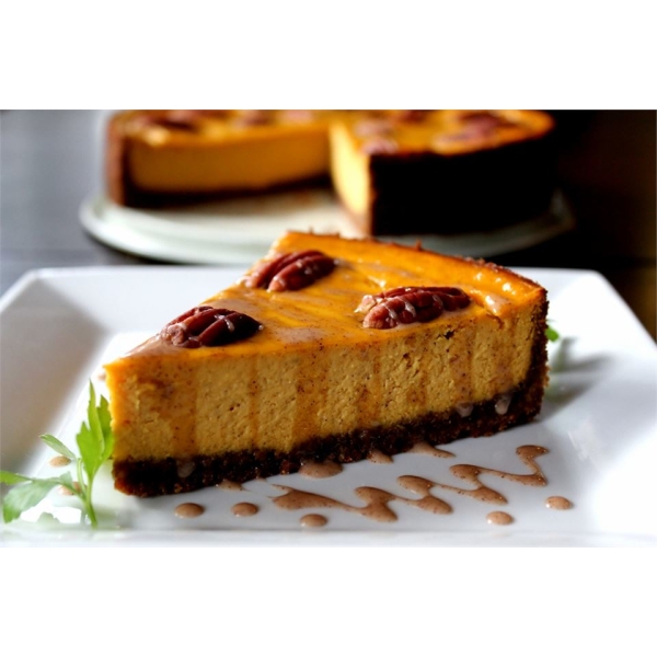 Carrot Cheesecake with Crumb Crust