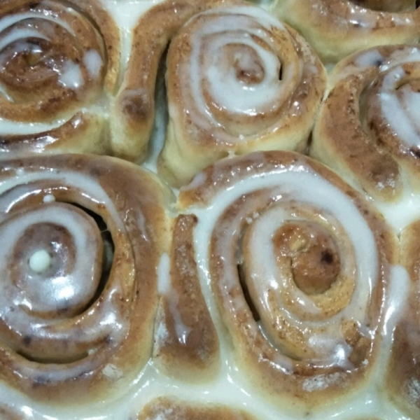 No-Knead Cinnamon Rolls